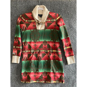 Polo Ralph Lauren Girls Medium Sweater Southwestern Tunic Pocket Dress